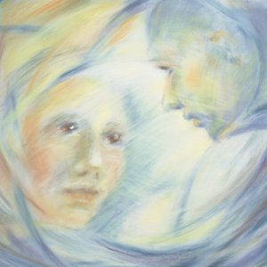 Encontro, 2002 (pastel sobre papel)