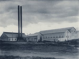 Bateria da Crown Reef Gold Mining Company, Exterior (foto a p/b) de South African Photographer