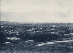 Doornfontein, Panorama do Morro (foto a p/b) de South African Photographer