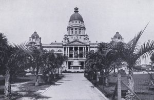 A Câmara Municipal, Durban (foto a p/b) de South African Photographer