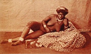 Une Cleopatre Zulu, c.1880 (estampado em albúmen)