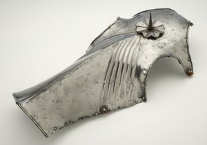 Shaffron gótico, armadura de cabeça de cavalo