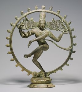 Shiva como Senhor da Dança (Nataraja), período Chola, século 10 a 11 (bronze) de South Indian School