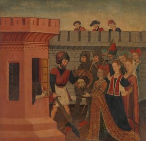 A decapitação de São João Batista.