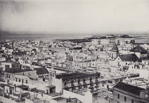 Cadiz: Vista General Desde la Torre de Tavira (b/w photo) de Spanish Photographer