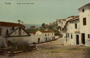 Fonte das Oito Bicas, Ronda, Espanha (fotografia colorida) de Spanish Photographer