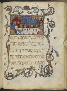 Adicionar MS 14761 f.20v A Refeição da Páscoa, norte da Espanha, da 