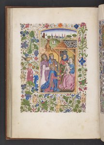 Adicionar MS 50004 f.37v Adoração dos Magos, de um 