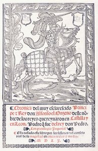 Alfonso XI, Rei de Castela e Leão, a Cavalo, 1551 de Spanish School