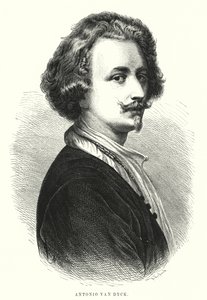 Anthony van Dyck, artista flamengo (litho) de Spanish School