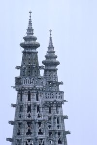 Pormenor das pinças da torre sineira (foto) de Spanish School