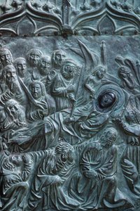 Entombamento de Cristo (bronze) de Spanish School