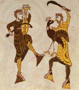 F.86 Dois Homens a Dançar, do Apocalipse do Beato de Santo Domingo de Silos de Spanish School