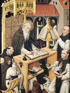 Interior de um Scriptorium, escola de Segovia de Spanish School