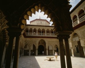 Pátio em Alcazar Real de Spanish School