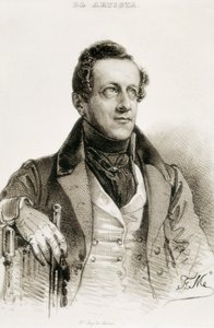 Retrato de Angel de Saavedra e Ramirez Baquedano, duc de Rivas de Spanish School