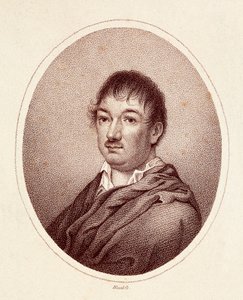 Retrato de Leandro Fernandez de Moratin (1760-1828), escritor espanhol. Gravura do século XIX. Biblioteca Nacional de Madrid. de Spanish School