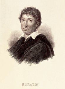 Retrato de Leandro Fernandez de Moratin (1760-1828), escritor espanhol. Gravura do século XIX. Museu Romântico de Madrid. de Spanish School