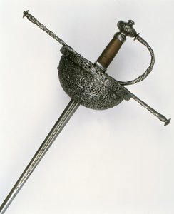 Punho do rapier (aço) de Spanish School