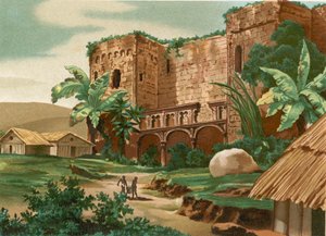Ruínas do castelo de Colombo em Santo Domingo