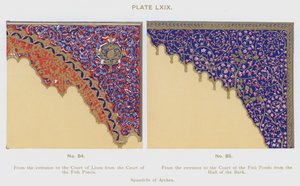 Spandrils of Arches (cor litho) de Spanish School