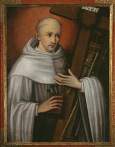 São Bernardo de Clairvaux carregando os instrumentos da Paixão de Spanish School