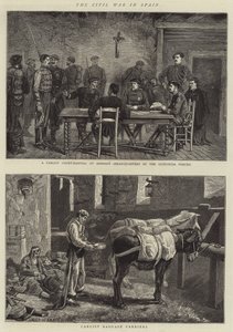 A Guerra Civil em Espanha (gravura) de Spanish School