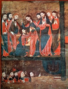A incredulidade de São Tomás Altarpiece da Escola Espanhola de Spanish School