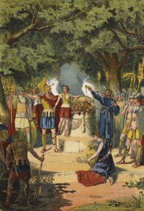 O juramento de Aníbal, terceiro século aC de Spanish School