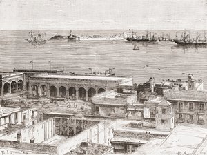 Vista, de, veracruz, e, a, san juan, de, Ulúa, forte, méxico de Spanish School