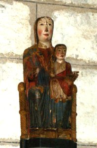 Virgem e Criança de Barcelona (madeira) de Spanish School