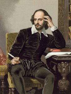 William Shakespeare, escrevendo