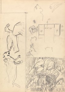 Caverna do Bezerro de Ouro: Estudos das Casas das Árvores, Animais e Planta Baixa de Spencer Frederick Gore