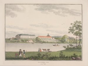 Castelo de Augustenborg na ilha de Als de Søren L. Lange