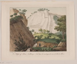 Uma vista das montanhas de giz de Møn de Søren L. Lange