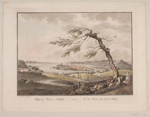 Vista de Præstø na Zelândia de Søren L. Lange
