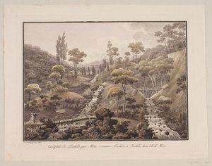 Cachoeira em Liselund em Møn de Søren L. Lange