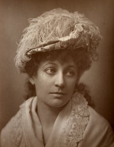 Lucy Buckstone, atriz britânica, 1884.
