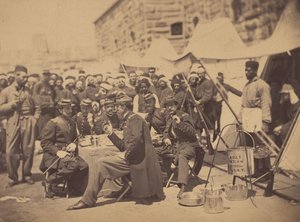 Duryea Zouaves, Refeição do Ajudante de Fort Schuyler, 18 de maio de 1861. de Stacy