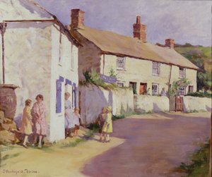 Uma Cena de Aldeia, Newlyn de Stanhope Alexander Forbes
