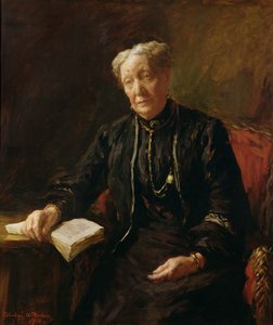 Sra. Forbes, a mãe do artista de Stanhope Alexander Forbes
