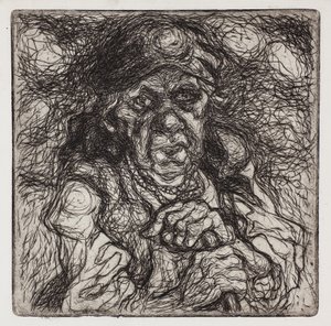 Velha camponesa de Stanisław Osostowicz