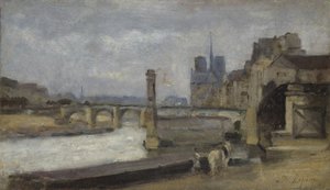 A Pont de la Tournelle, Paris, 1862-1864