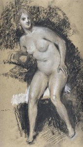 Nu feminino acadêmico (desenho)