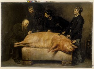 A experiência da estricnina (um alcalóide muito tóxico extraído da noz vómica)