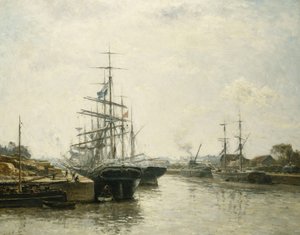O Bassin de Caen, 1887 de Stanislas Victor Edouard Lepine