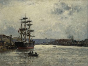 O porto de Caen; O porto de Caen,
