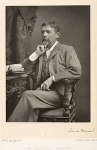 George du Maurier (1834-96), artista, cartunista e romancista, retrato fotográfico