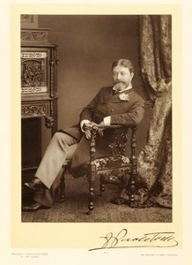 Sir Francesco Paolo Tosti (1847-1916), compositor de canções, fotografia de retrato