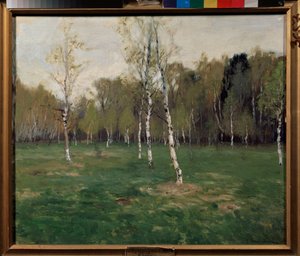 En mai. Peinture de Stanislav Yulianovich Joukovski (Zhukovsky) (1873-1944), huile sur toile